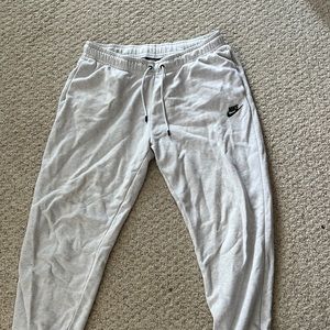 Gray Nike joggers